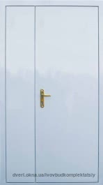 Двери металлические двухпольные противопожарные EI 60